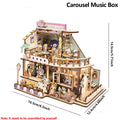 DIY Miniature House Kit Wooden Sweet Shop Dollhouse 3D Puzzle Assembled Building Model Doll Houses Craft Gifts for Adult Kids