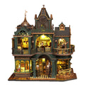 Diy Miniature Doll House Kit Casa Dollhouse Furniture Light Home Handmade Assembly Toys Birthday Gifts  Wooden Kits Toy
