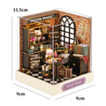 Mini Miniature Dollhouse DIY Small House Kit Making Room Toys Home Bedroom Decorations With Furniture Wooden Craft Doll Houses